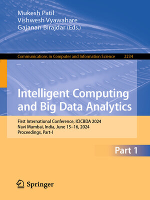 cover image of Intelligent Computing and Big Data Analytics